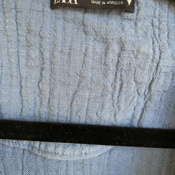 Indigo Blue Zara Jumpsuit Shorts Long Sleeve Small - Picture 5 of 9